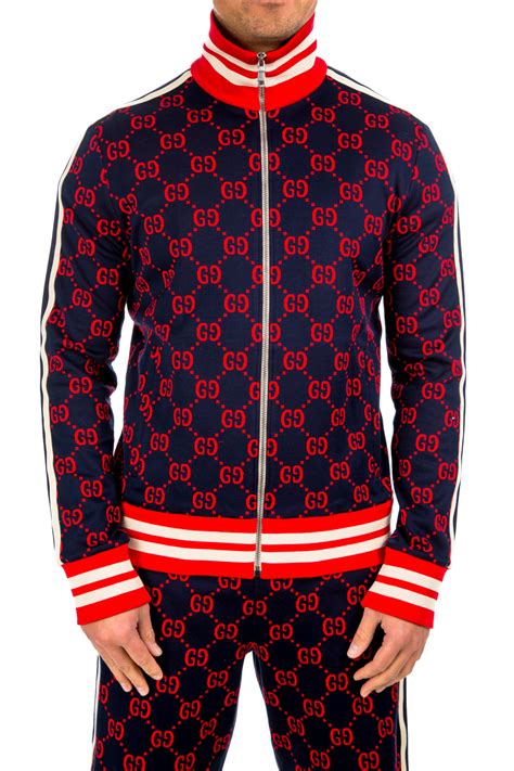 mens gucci crewneck sweatshirt|men's Gucci sweatsuit.